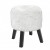 FOOT STOOL WHITE